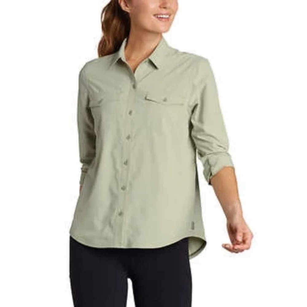 NWT Eddie Bauer Ladies' Button Up Top